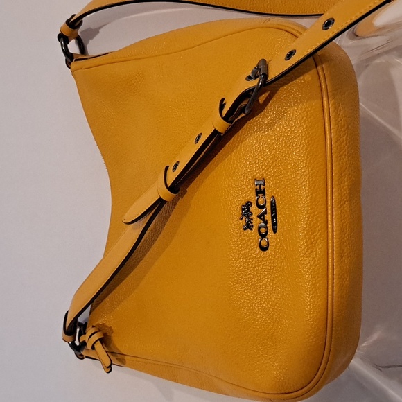 NEW Crossbody Ellie File Bag (Mustard Yellow) - COACH - Picture 8 of 12